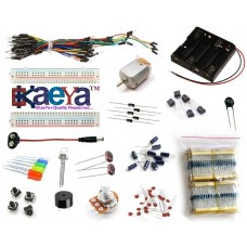 OkaeYa Electronics Project Starter Kit with Breadboard Jumper Wires, LED, Resistors, Motor for Raspberry Pi
